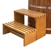 Round Shape Barrel Type Wood Cold Plunge Barrel And Chiller