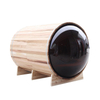 Luxury 6-8 Person Outdoor Sauna Room with Graphene Heating and Panoramic Tempered Glass