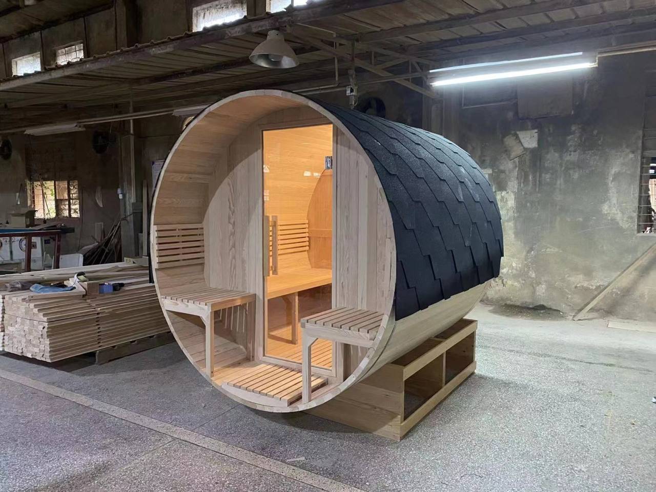 traditional sauna room