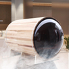 Luxury 6-8 Person Outdoor Sauna Room with Graphene Heating and Panoramic Tempered Glass
