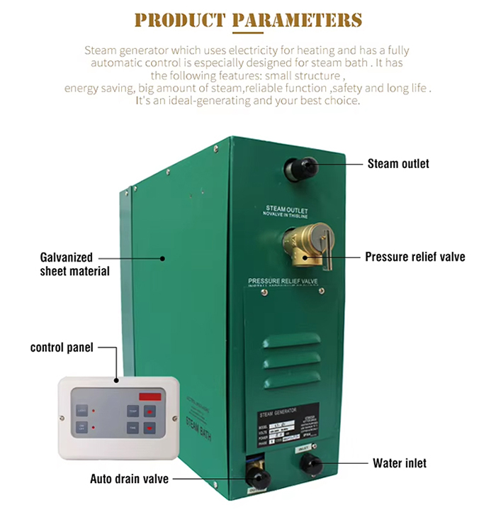 home sauna steam generator