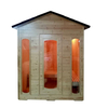 Red Cedar 6 Persons Outdoor Sauna Room with Sauna Heater
