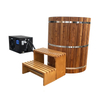 New Design 2 Person Wooden Small Ice Bath Ice Pool for Fitness Recovery Cold Plunge Chiller Optional