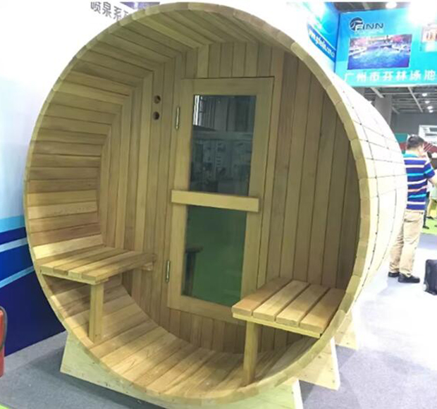 outdoor traditional sauna