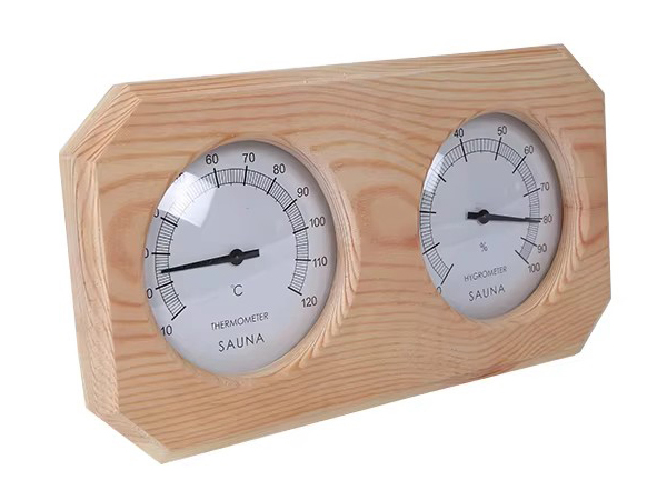 sauna thermometer and hygrometer