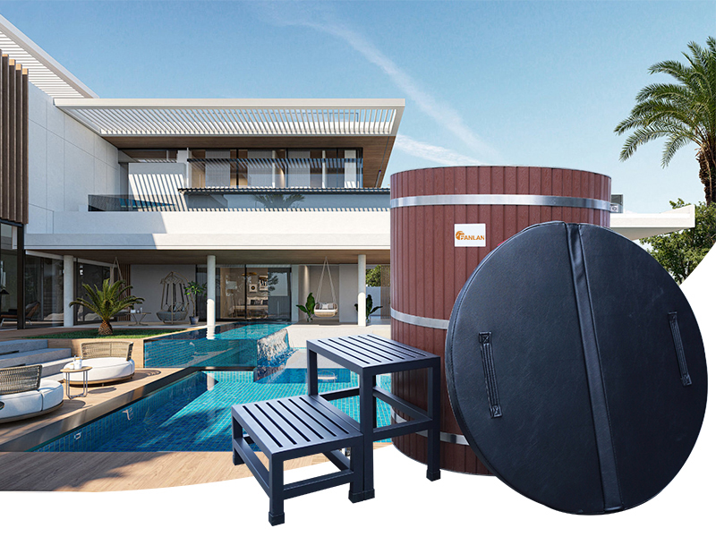 Ottoman Style Wooden Ice Baths for Turkish Thermal Spas