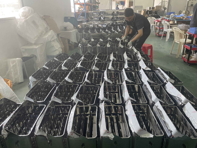 Quality inspection of sauna heater elements on assembly line
