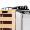 220v 3kw Home Use Stainless Steel Wooden Frame Electric Dry Sauna Heater JM