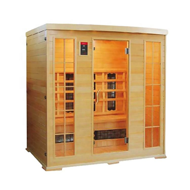Traditional Far Infrared 3-4 Person Sauna Rooms Equipment for Spa Center