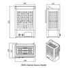 Sauna Heater Fast Heating Technology Openwork Design for Indoor Sauna Cabin