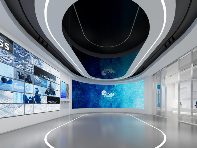 Modern Corporate Showroom Display