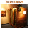Sauna Room Cabins 2 Person Use Infrared Sauna Equipments