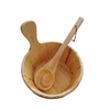 Sauna Accessory Bath Water Bucket And Ladle for Dry Steam Sauna Room