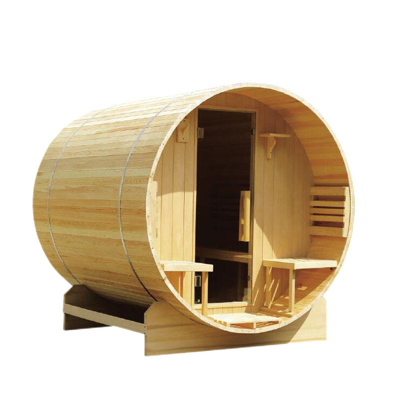 Outdoor Sauna Barrel Room