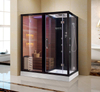 Luxury Key Backyard Combination Bath Shower Steam Wood Sauna Room